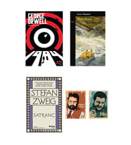 Semerkant Amin Maalouf - Satranç Stefan Zweig - 1984 George Orwell Romanları Seti (Renksiz)