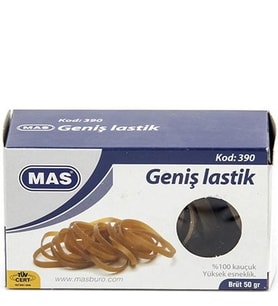 Mas Geniş Lastik 50Gr - 1 kutu