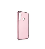 Realme 5İ Uyumlu Kılıf Zore Premier Silikon Kapak (Rose Gold Altın)