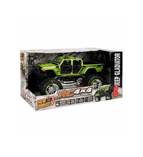 New Bright 1:14 4 x 4 Rock Crawler Jeep Gladiator Uzaktan