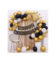 Kral Taçlı Doğum Günü Seti Happy Bırthday