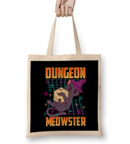 Dungeon Meowster Tabletop Gamer Bez Çanta Uzun Saplı