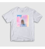 Presmono Unisex Çocuk Beyaz Lover V2 Taylor Swift T-Shirt 311989tt