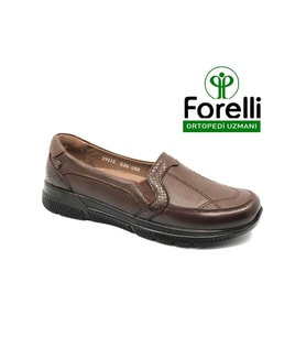 Forelli Dilmen Hakiki Deri Ortopedik Comfort Kadın Casual Ayakkabı