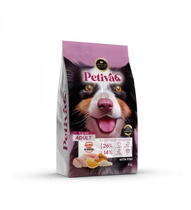 Petiva Yetişkin Köpek Balık Etli 3 Kg