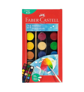 FABER CASTELL 21 RENK SULU BOYA SETİ