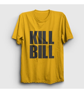 Presmono Unisex Sarı Film Kill Bill T-Shirt 246331tt