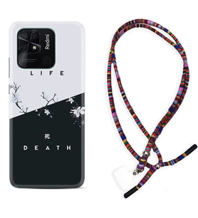 Xiaomi Redmi Note 7 8 9 Pro 10 2022 10 Pro 10S Kılıf Boyun Asklı Rasta Silikon Life and Death 1339