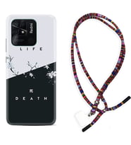 Xiaomi Redmi Note 7 8 9 Pro 10 2022 10 Pro 10S Kılıf Boyun Asklı Rasta Silikon Life and Death 1339