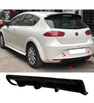 Seat Leon Mk2.5 Difüzör Parlak Siyah 2009 2010 2011 2012 Makyajlı Kasa Plastik Difizör