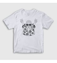 Presmono Unisex Çocuk Beyaz Roshi Anime Dragon Ball T-Shirt 236967tt