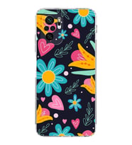 PrintiFy Xiaomi Redmi Note 10S ile Uyumlu Retro Color 1  Kamera Korumalı Şeffaf  Kılıf