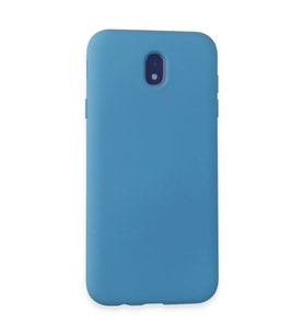Samsung Galaxy J7 Pro / J730 Kılıf Nano İçi Kadife Silikon - Mavi