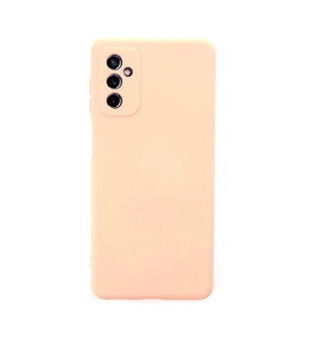 Samsung Galaxy M52 5g Kılıf Nano İçi Kadife Silikon - Pudra