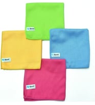 (12 Adet) 2309 Mikrofiber Cam Temizlik Bezi 40X40 Cm.,617