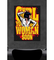 Woman Soon Ahşap Poster (27x18)