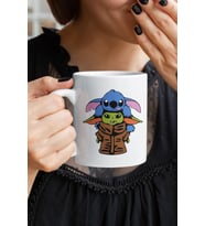 Baby Yoda Stİtch Baskılı Kupa Bardak