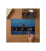 Adana Merkez Camii - Taşkopru Manzarası Tasarımı 240 parça Ahşap Puzzle Ahşap Kutuda MP06340