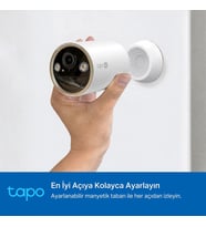 TP-LINK 8MP Bullet 3MM WIFI Kablosuz Pilli IP Kamera TAPO-C460
