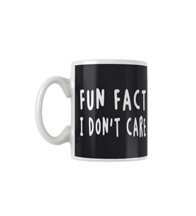 Fun Fact I Don't Care Sarkastik Baskılı Kupa Bardak