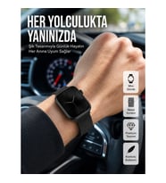 Mey İthalat® SQ-16 Mini Series 10 Akıllı Saat – 3 Kordon + Hediye Bileklik