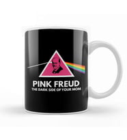 Pink Freud The Dark Side Of Your Mum Fun Psychologyfor Psychologist Therapists Shrinks And Psyc Kupa Bardak Porselen
