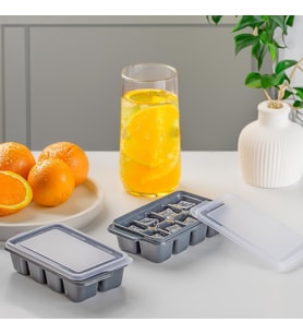 Mini Yapışmaz Silikon 2 Adet Bas Çıkar Buz Kalıbı- Silikon Buz Kalıbı Buzluk Bpa Içermez