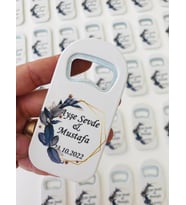 25 Adet Çiçek Temalı Baskılı Açacak Magnet Söz, Nişan, Nikah, Yenidoğan ve Yaş Magnet