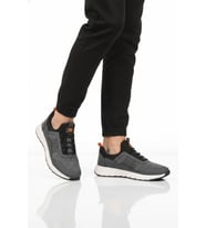 Walkway Füme Fileli Hafif Esnek Lastik Bağcıklı Erkek Spor Ayakkabı Motano M