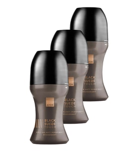 Black Suede Touch Erkek Roll On 50 Ml. Üçlü Paket