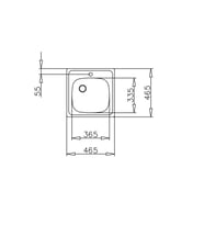 Teka E50 1B/465.440 Sol Çelik Eviye