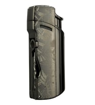 Quantoro Tek Torch Pürmüz Delicili/İğneli Gunmetal Desenli Metal Puro Çakmağı - TRZ1156
