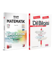 3D TYT Matematik Deneme ve AKM Dil Bilgisi Soru Bankası Seti 2 Kitap