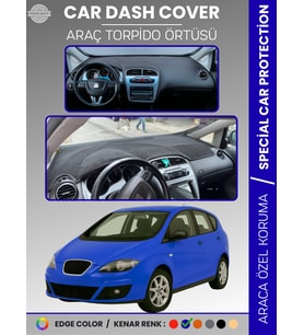 SEAT ALTEA (2010-2015) Torpido Örtüsü Panel Halı Koruma Tam Uyum UV Koruma Hızlı Montaj