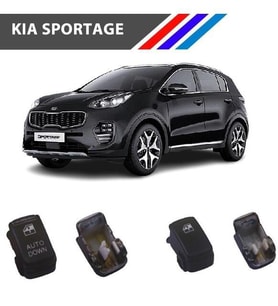 Kia Sportage Cam Düğme Kapağı 2 Adetli Set M1407