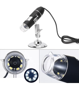 1600X Usb Dijital Mikroskop Kamera Endoskop 8 Led Büyüteç Metal Standı TG-V 3227