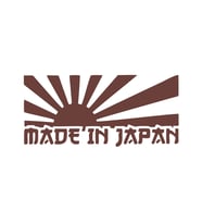Made in Japan Barkod Sticker17x17 Cm Kahverengi