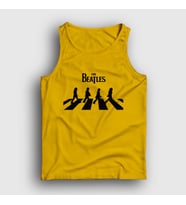 Presmono Unisex Sarı Abbey Road The Beatles Atlet 113857tt (Sarı)