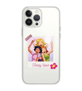 Iphone 15 Pro Uyumlu Totally Spies Tasarımlı Şeffaf Telefon Kılıfı