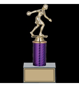 ODAK KUPA - Figürlü Kupalar - Bowling Kadın Figürlü Kupalar FG-002 A - 24 cm