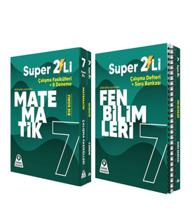 Örnek Akademi 7.Sınıf Süper İkili Matematik ve Fen Bilimleri Seti 2 Kitap