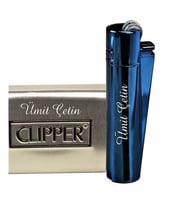 İsme Özel Clipper Çakmak Gece Mavi