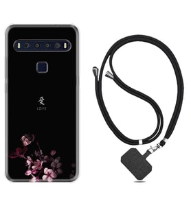 TCL 10L 10 Plus 10SE 20E 20SE 30 L7 Kılıf Boyun Askılı Silikon Love 1629