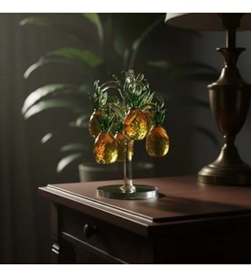 KRİSTAL ANANAS AĞACI SARI -ZEYVE