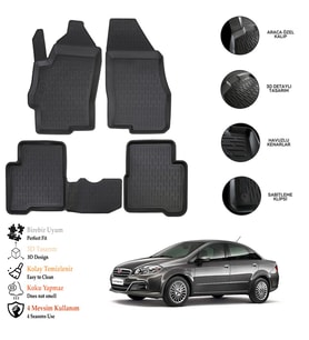 Fiat Linea 2016 3D Havuzlu Paspas OTL
