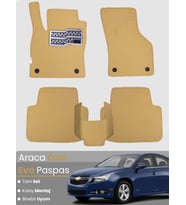 CHEVROLET CRUZE (2008-2014) Uyumlu EVA Paspas Tam Set–Araca Özel,Su Geçirmez,Kolay Montaj