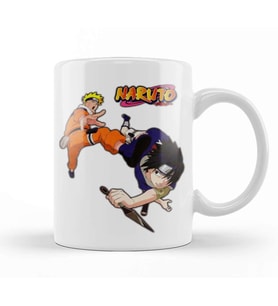 Naruto Sasuke Kupa Bardak Porselen