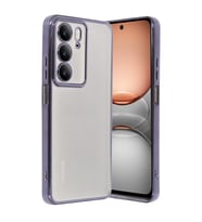 Realme C75 4g Kılıf Kamera Korumalı Lensli Silikon - Mor