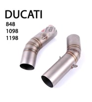 Ducati 848/1098/1198 Egzoz Bağlantı Ara Borusu