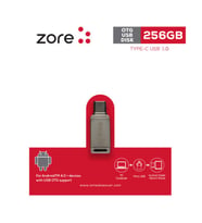 Zore 3.0 Type-C Metal OTG 256 GB - Gümüş